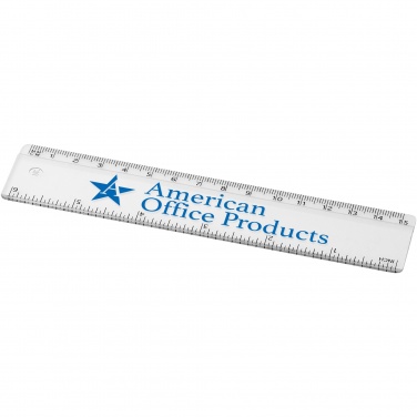 Logo trade advertising products picture of: Renzo 15 cm plastic ruler